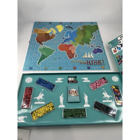 RISK! Continental Board Game 1959 First Edition Classic Reproduction COMPLETE - Picture 2 of 15
